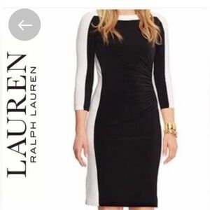 Lauren Ralph Lauren size 14W 3/4 Sleeve Dress